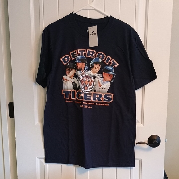 CSA Other - NWT Mens Large MLB Detroit Tigers Navy Graphic Tshirt
